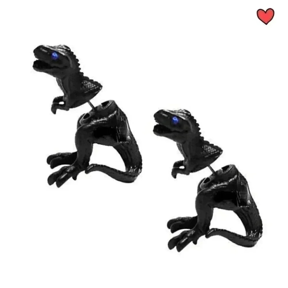 Scary mini Dinosaurs hot Earrings